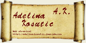 Adelina Košutić vizit kartica